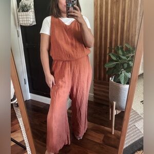 Esby Apparel Wide Leg Jumpsuit. Size M